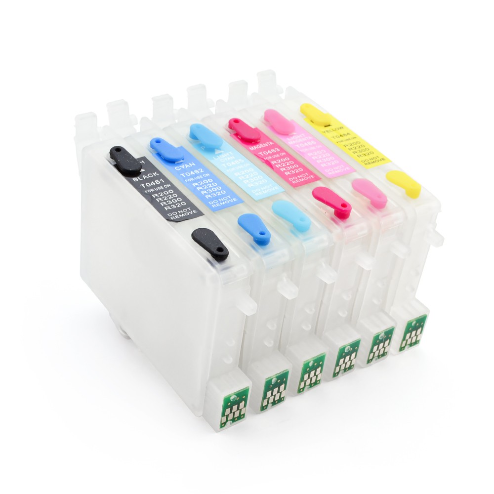 Cartuse reincarcabile pentru Epson T0481-T0486 - imagine 4